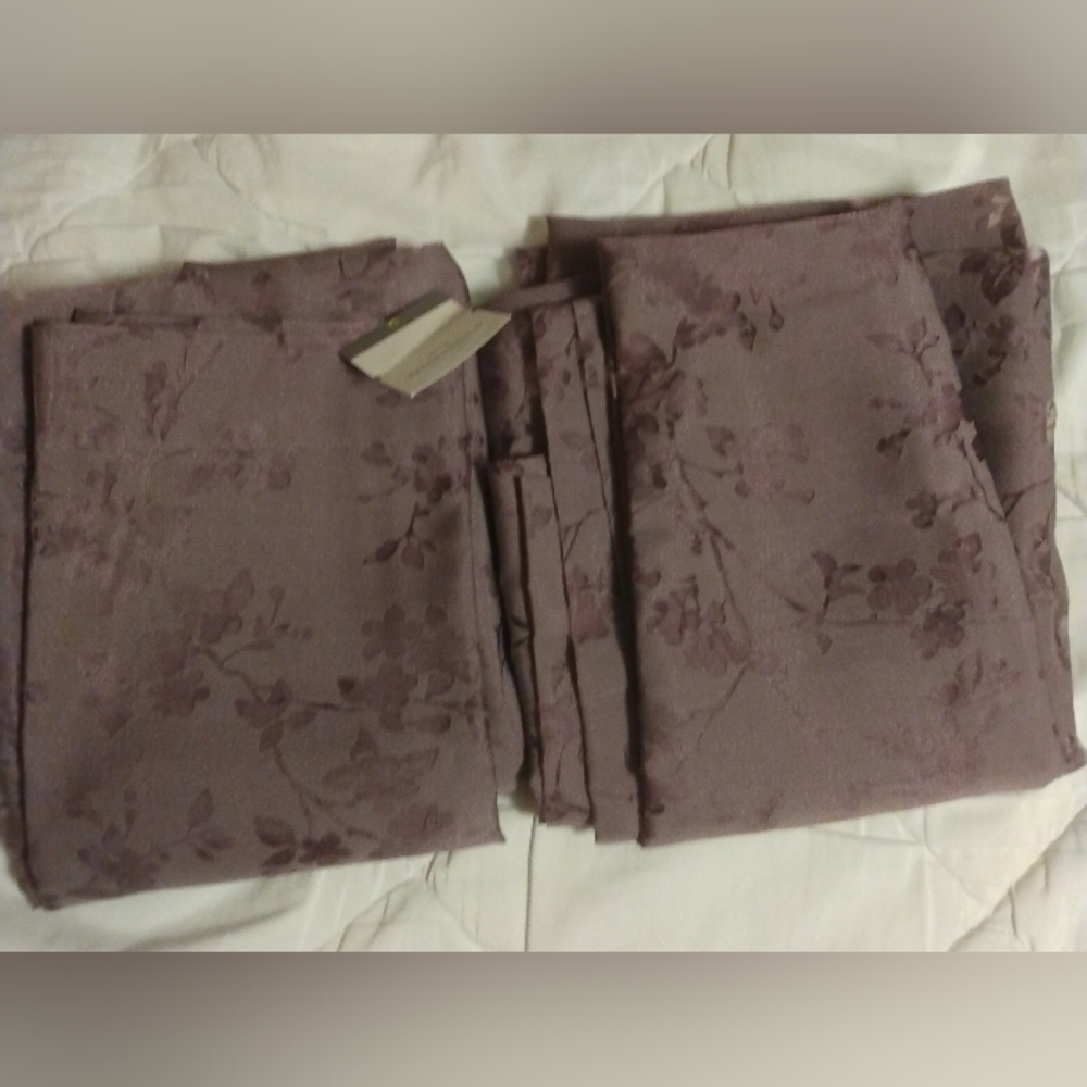 Two panels of Sheer drapes (ONE PAIR)